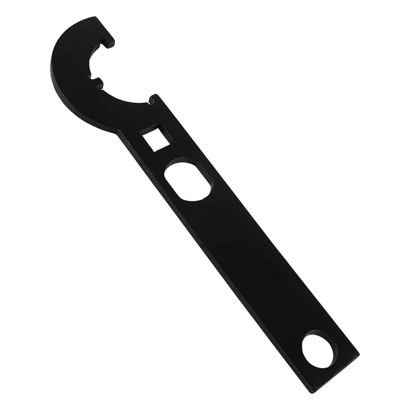 ABLL-Survival moersleutel Multifunctionele koolstofstalen moersleutelcombinatie voor verwijdering en installatie, zwart