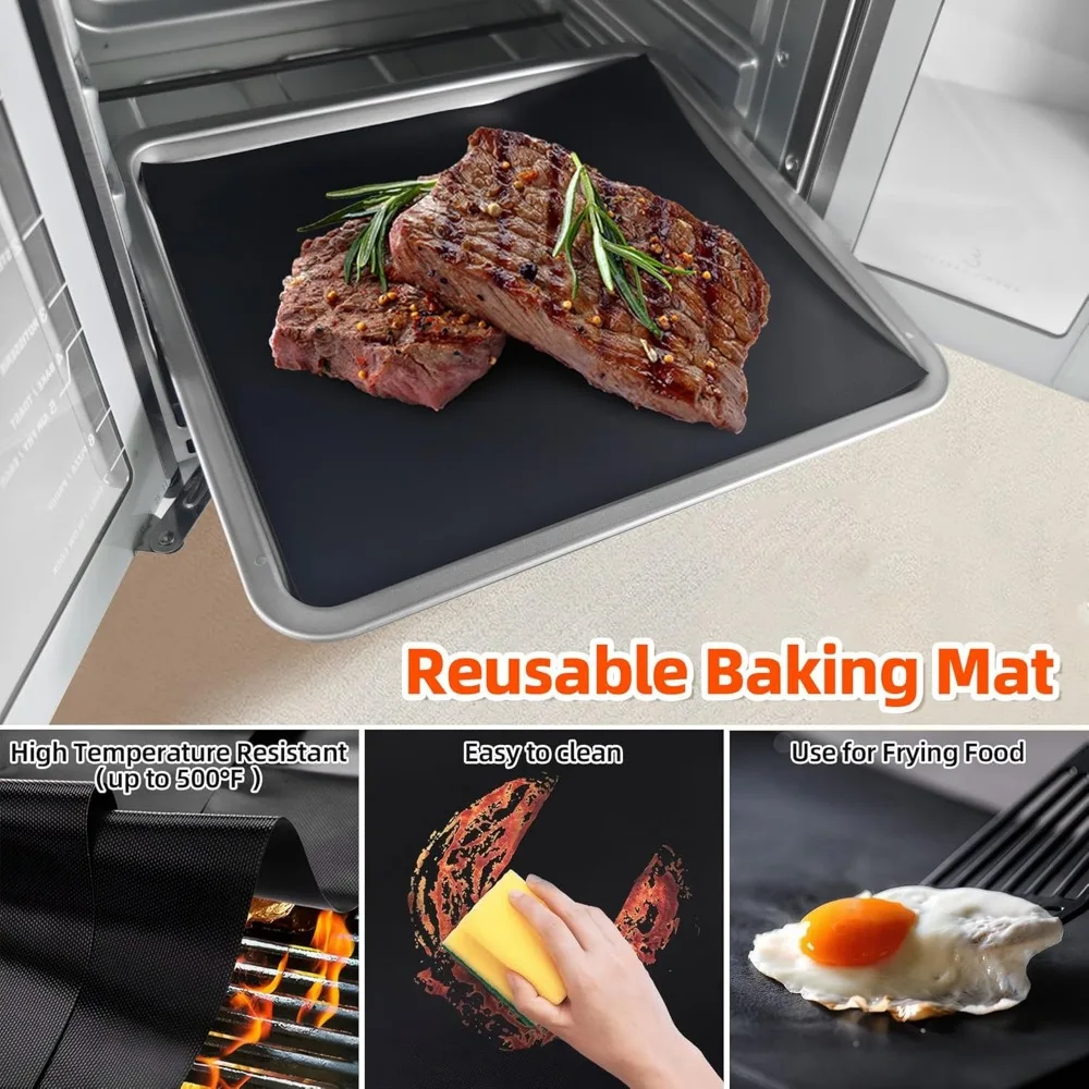 Accessori per friggitrice ad aria compatibili con friggitrice ad aria Emeril Lagasse 26 Qt extra large e per tutti i giorni 360, set di teglie con acciaio inossidabile