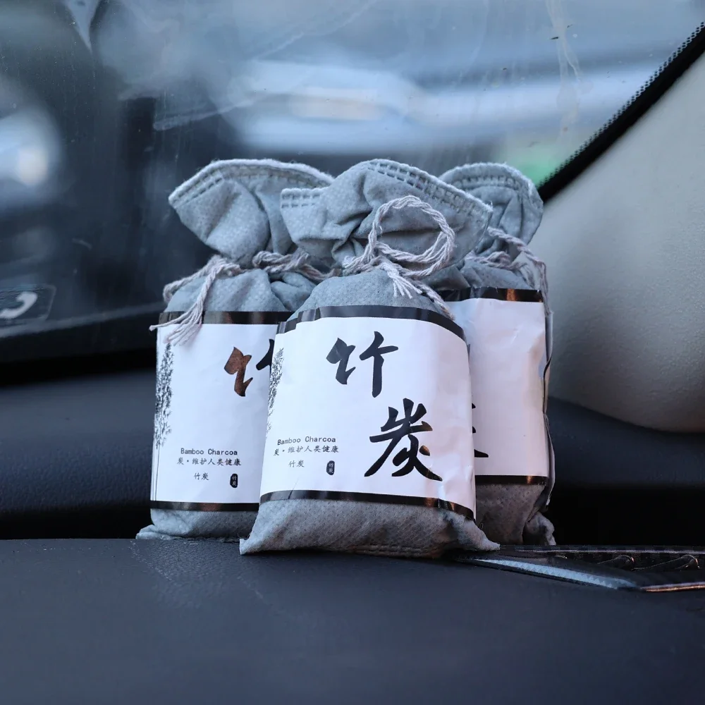 Car Air Freshener Deodorant Activated Carbon Bamboo Charcoal Purifying Bag Closet Shoes Deodoriser Car Interior Accessories