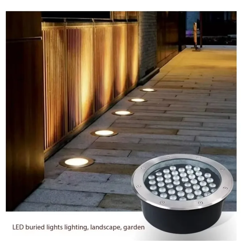 

Outdoor Waterproof Light Emitting Diode Underground Light Inner Round Light Ip67 Rgb Garden Ground Step Spotlight