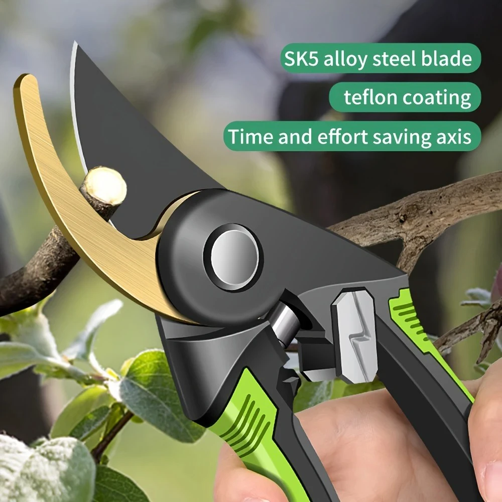 

Профессиональные и прочные ножницы для обрезки растений, многофункциональный садовый инструмент для обрезки, сверхмощный острый ручной триммер,