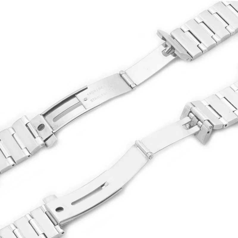 Solid Fine Stainless Steel Watch Strap For Omega Constellation Watchband Silver Wrist Bracelet Fold Buckle 16mm*11mm  22mm*14mm