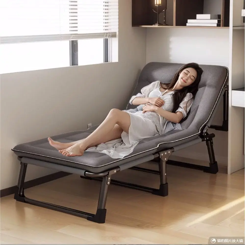 

Обеденный перерыв, складная кровать, офисная односпальная кровать, кресло, бытовая простая портативная походная кровать для взрослых, утолщенный артефакт для сна