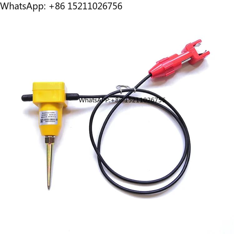 

EG-4.5-II Vertical Geophone 4.5Hz IP68 Waterproof Land case With Split Spring Clips MASW Surveys Seismic Geophone String 4.5 Hz