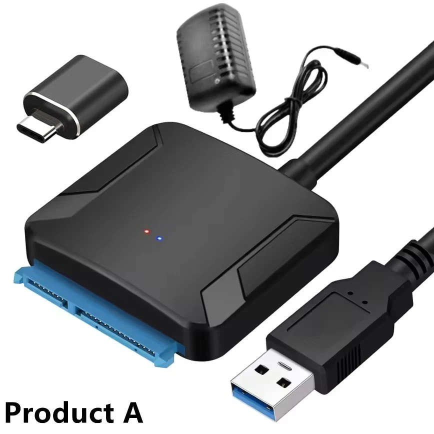 yZ[zSATA - USB 3.0P[u ő6Gbps 2.5/3.5C`OtHDD SSDn[hhCu SATA 3 22sA_v^[ USB 3.0 - SATA III R[h