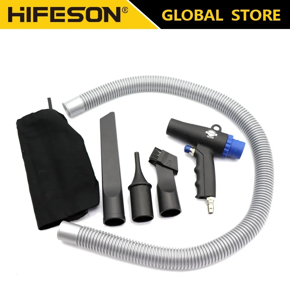 Air Duster Compressor Pneumatic Blowing And Vacuuming Dual Purpose Gun Exhaust Gun Blower Car Vacuum Cleaner