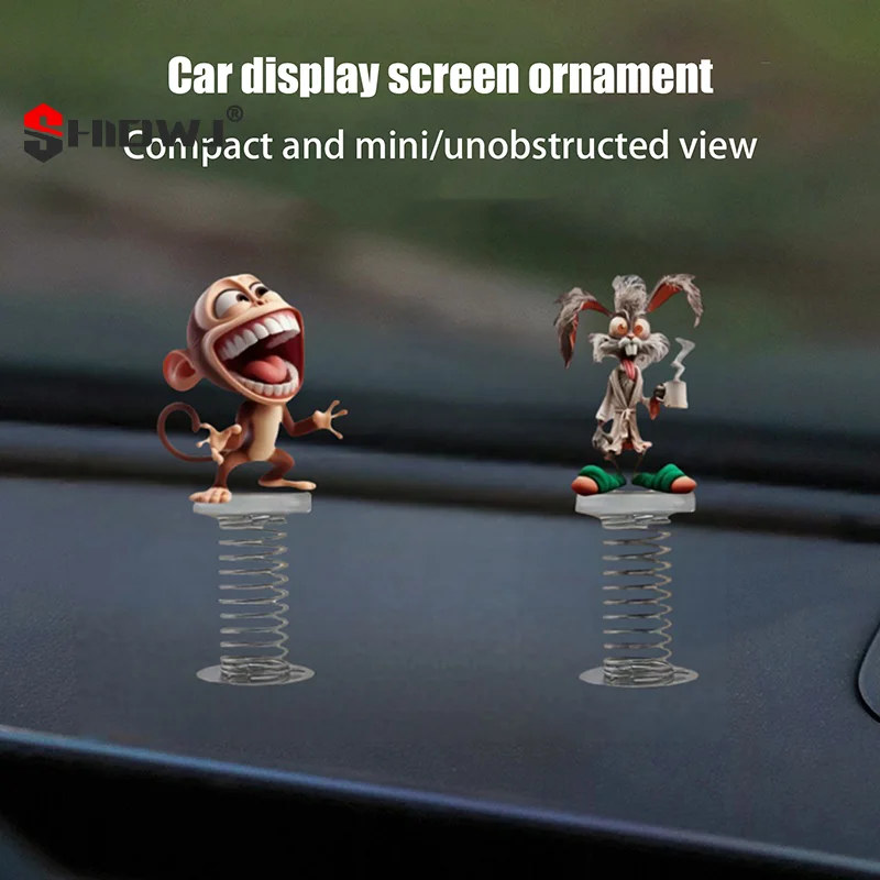 1-2-3-шт-украшение-для-приборной-панели-с-героями-мультфильмов-забавный-автомобиль-2d-акриловая-подвеска-в-виде-обезьяны-персонализированные-аксессуары-для-салона-автомобиля