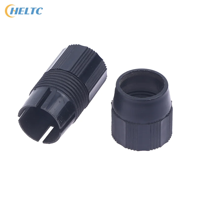 1Pc Plastic Telescopic Tube Connector Dip Net Pole Telescoping Pipe Twist Clamp Fixed Lock For DIY Carbon Fiber Tube