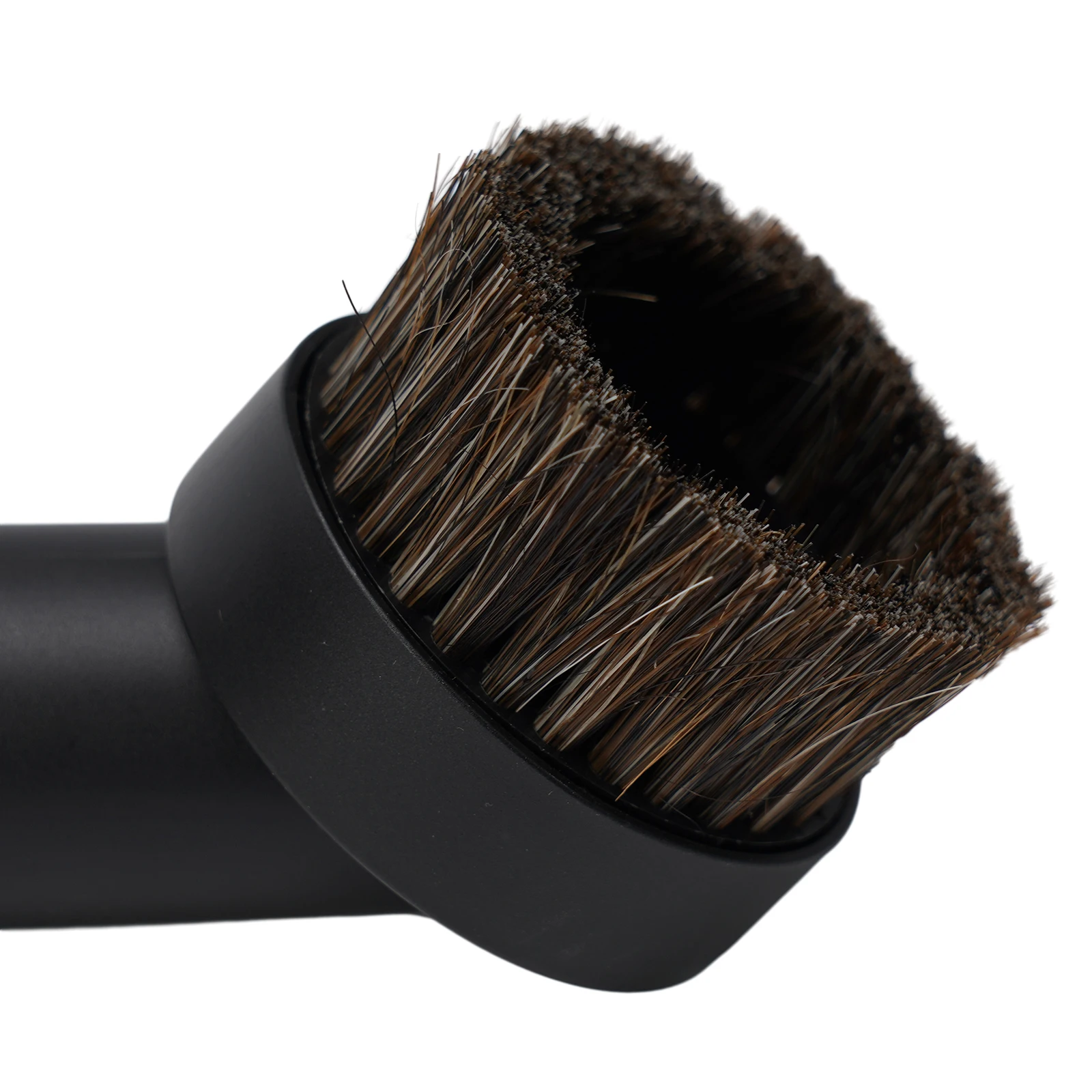 PP plastic Horse Hair Round Brush Bristle Head Dust With Adapter Black Brush Vacuum Cleaner 25mm Pro High quality