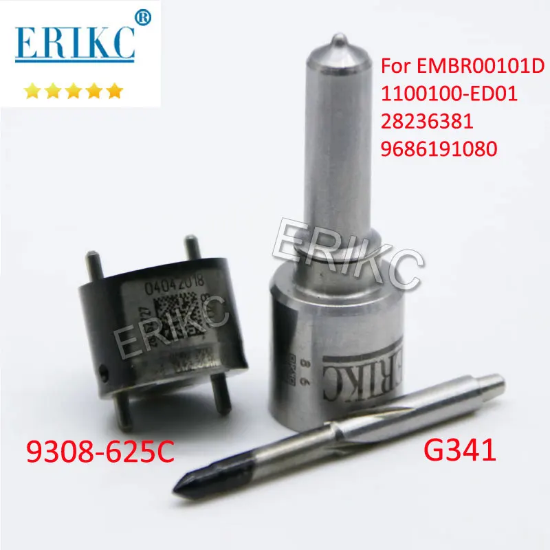 Injector Valve 9308-625C Nozzle G341 Fuel Injection Repair Kit 7135-581 for 1100100-ED01 EMBR00101D 28236381 9686191080 28231014