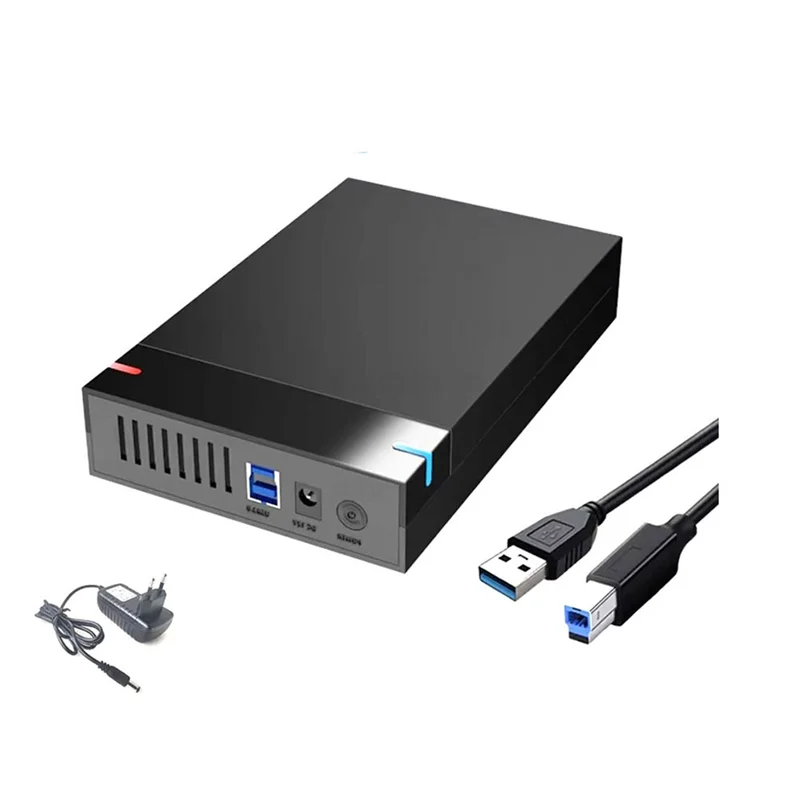 AEE7-3.5 Inch SATA To USB 3.0 HDD Case - External Hard Drive Enclosure, Data Transfer,HDD Box For PC And Laptop