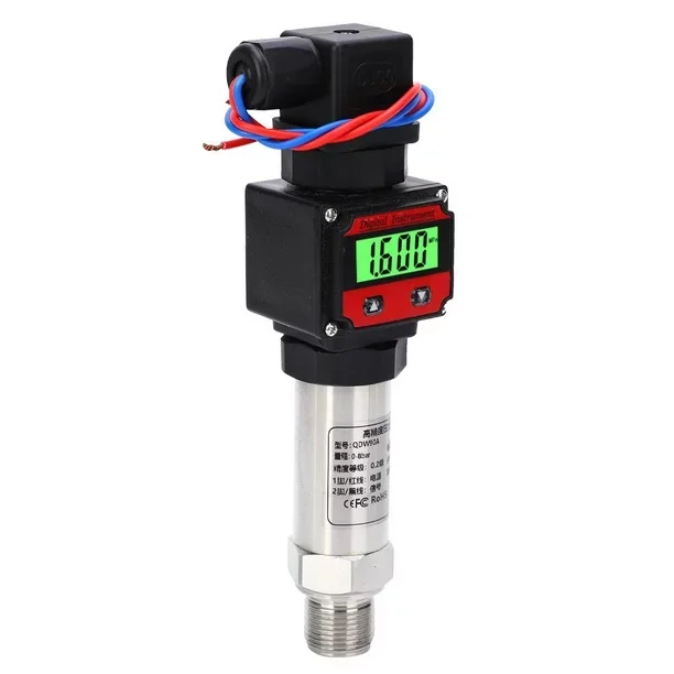 Weistoll Hot Pressure Sensor 4-20ma Output Digital LCD LED Display Smart Pressure Transmitter