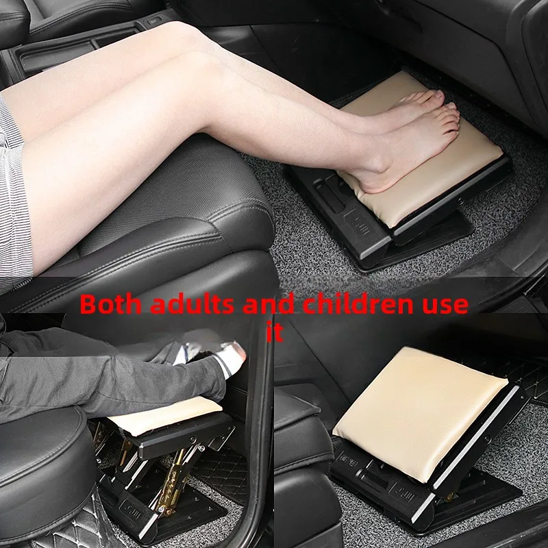 Adjustable Max-load  Footrest With Removable Soft Foot Rest Pad Stool For Car Under Desk Home Train level Height Adjust