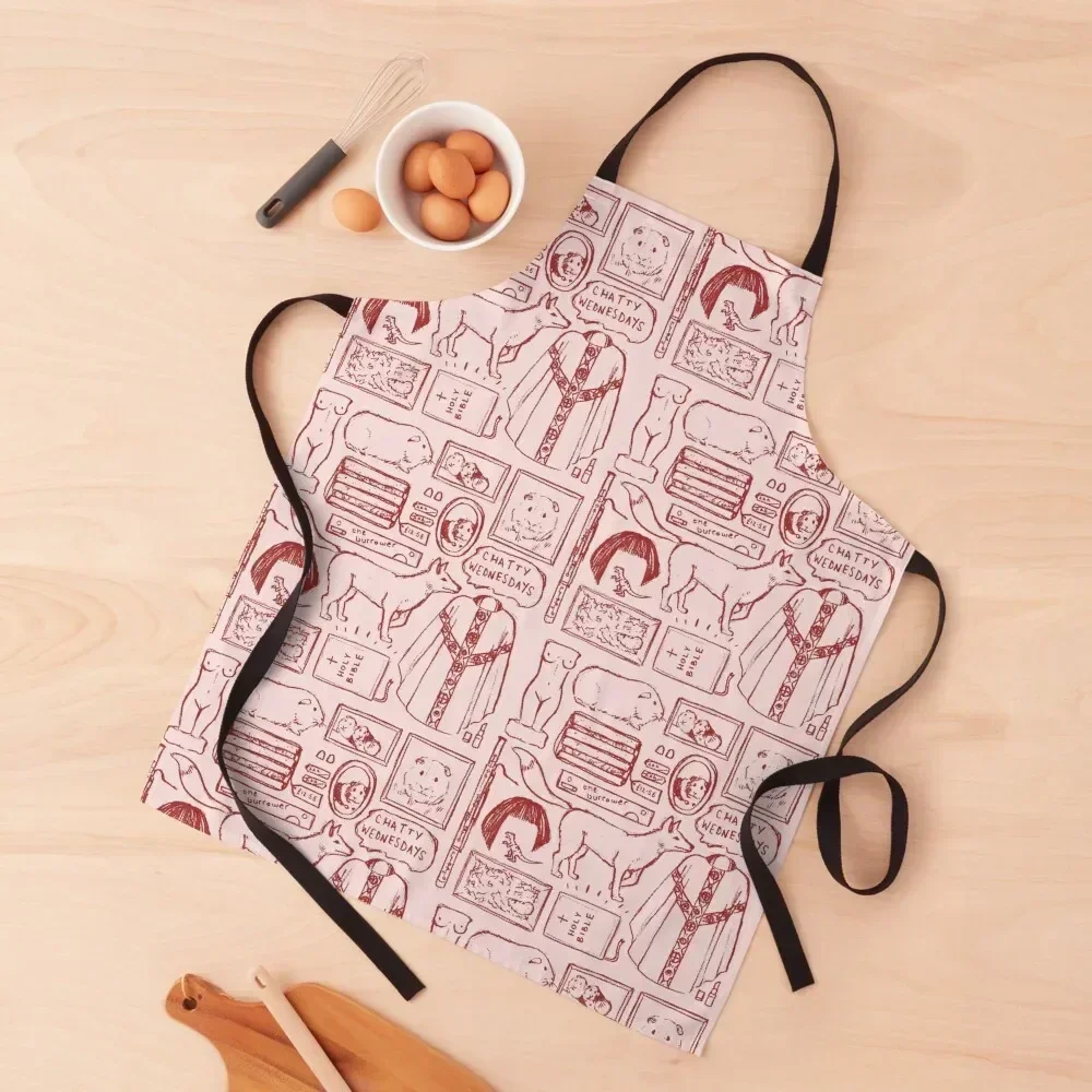 

FLEABAG illustration Apron Kitchen For Women Manicurists Home Cleaning Kitchen Apras For Women Apron