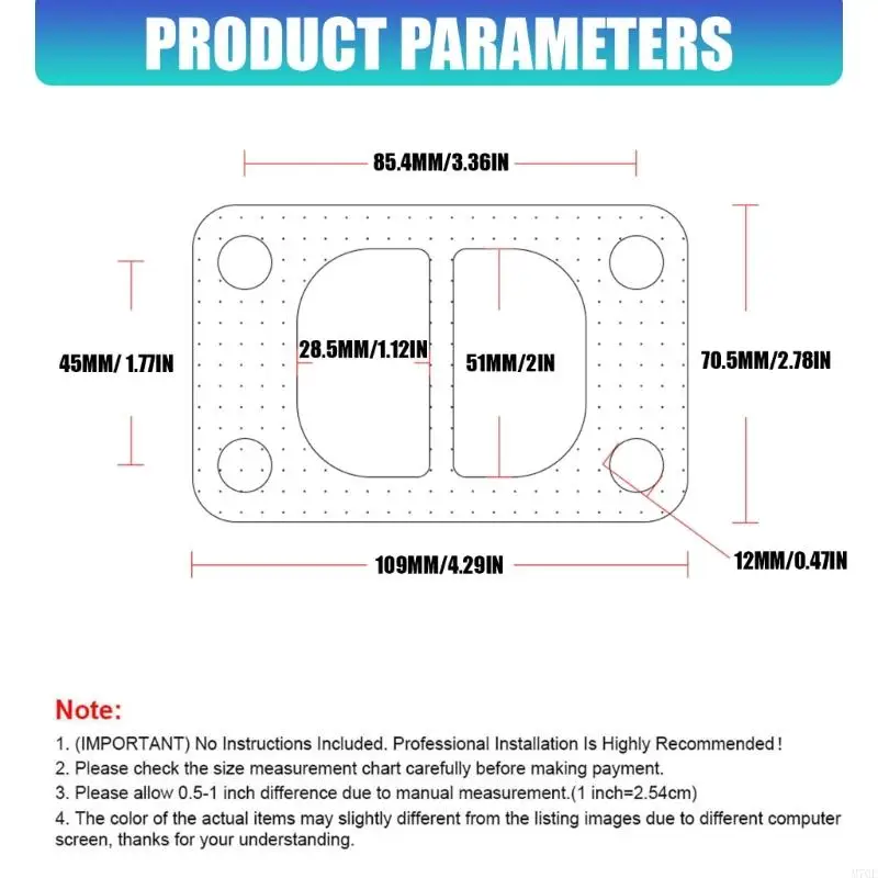 M76E-Sammlung wärmebeständiger Motordichtungen, formuliert für T35-T38-Baugruppen – Detail 6