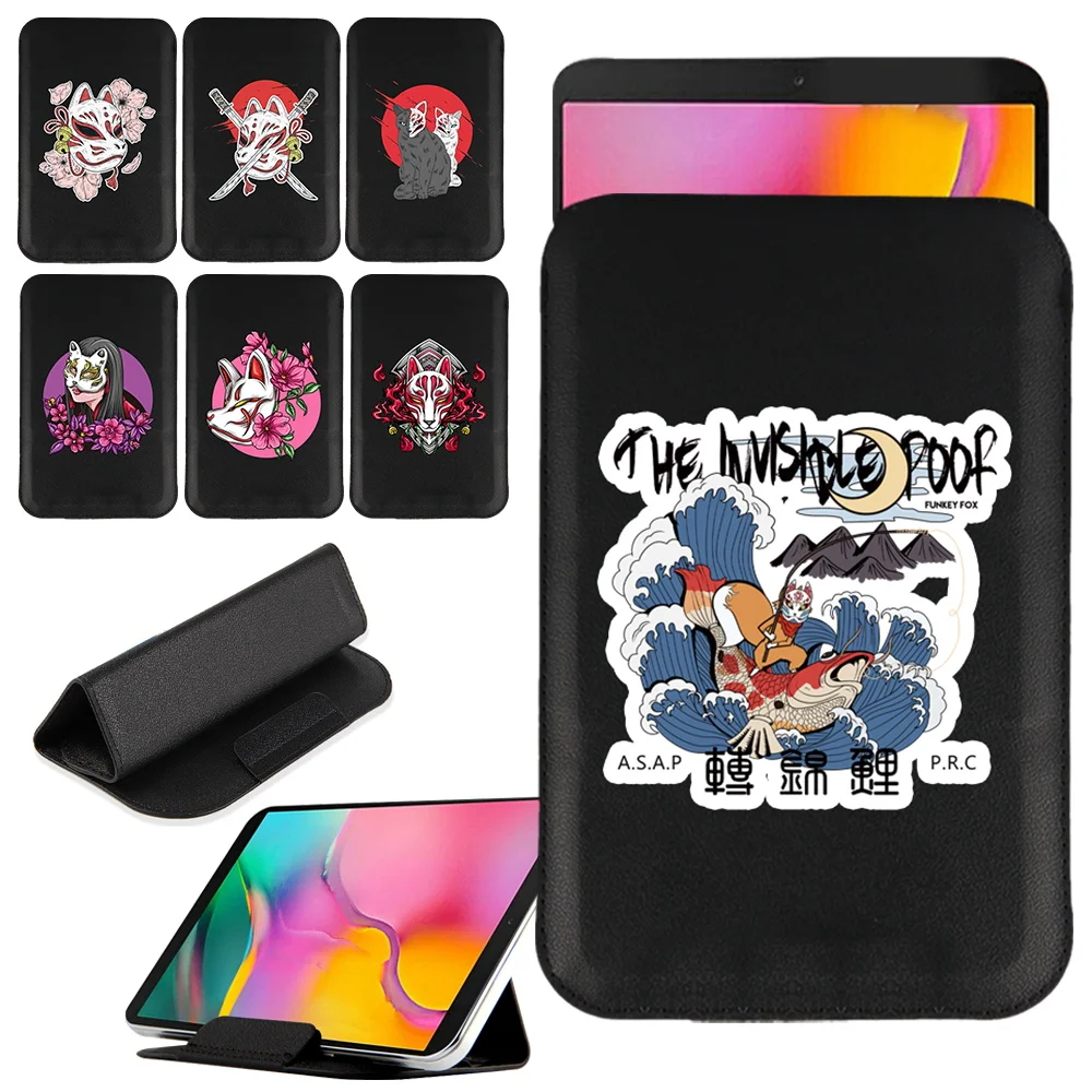 Funda de cuero para tableta Samsung Galaxy Tab A7 T500/A7 Lite 8,7 Tab A 7,0/8,0/8,4/10,1/10,4 (T500)/10,5 Mask Series