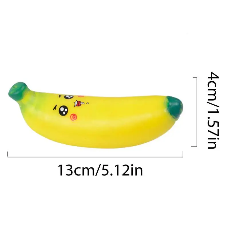Banana Zabawki sensoryczne Symulacja Banana Zabawka sensoryczna Delikatne i miękkie zabawki sensoryczne do klasy Sypialnia Pokój dzienny Samochód
