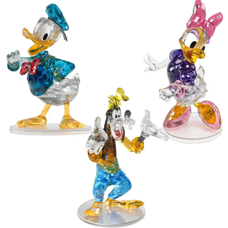 Assembled Mickey Donald Duck Toys Handmade Ornaments Gifts for Boys and Girls Three-Dimensional Crystal Building Blocks image 3
