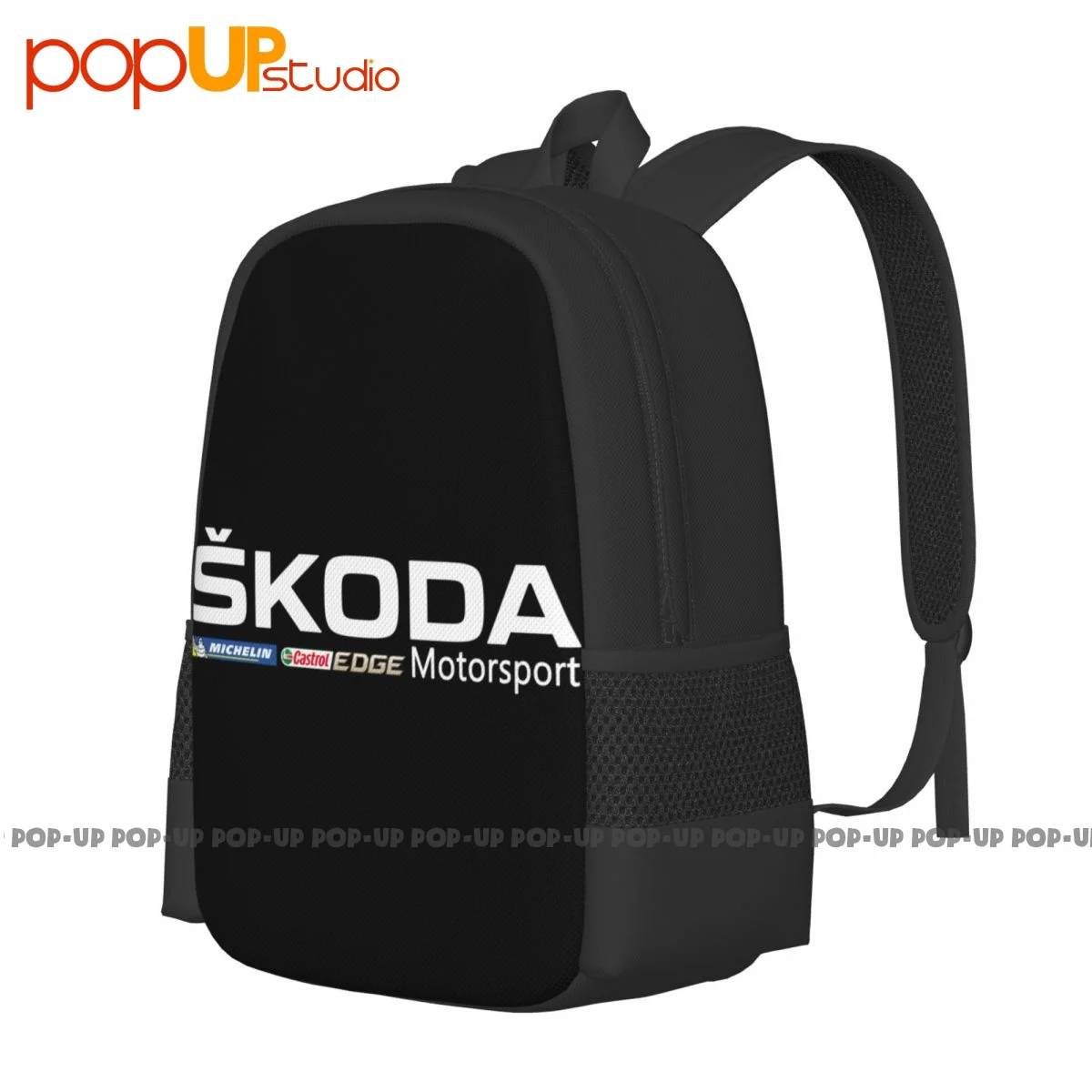 Skoda Motorsport Rally Fabia Wrc S2000 Racing Sport Car 2018 Backpack Large Capacity Backpack Art Print