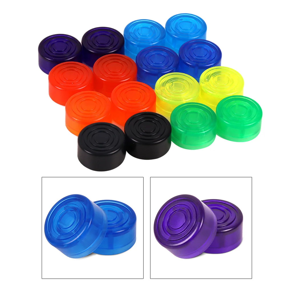 10 Pcs Electric Guitar Accessories Pedal Caps Buttons Footswitch Topper Effect Nail Protection Plastic Effectfor