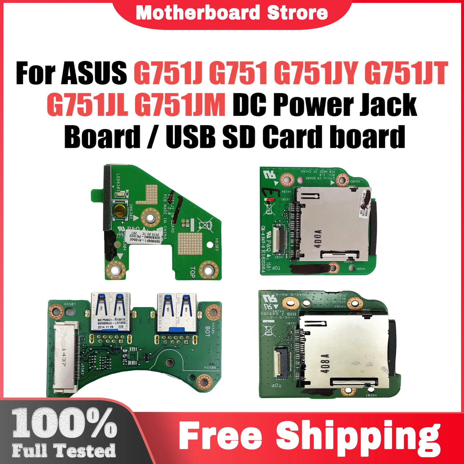 

Материнская плата для ASUS G751JT G751JY G751JL G751J i5 i7 ROG G751JA G751JM G751JY G751JLR G750JL G752JL G751JL-CN G751JL-US