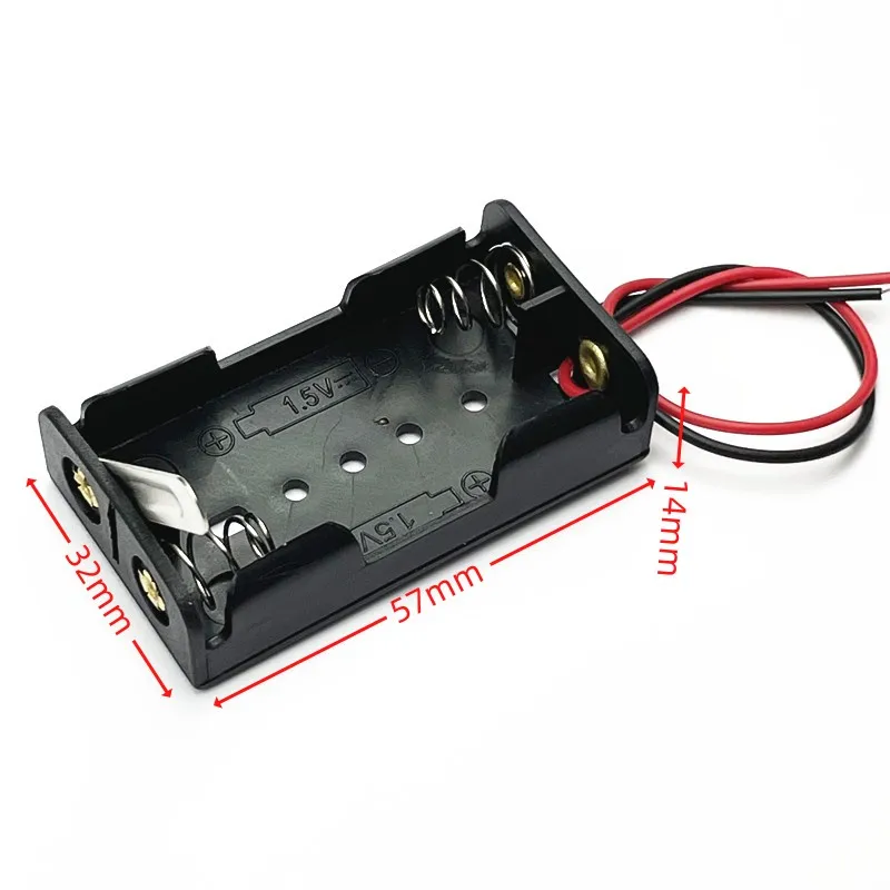 Battery box with switch and fuse for section 5, with wires and switches, 3V power supply box for student science teaching experi