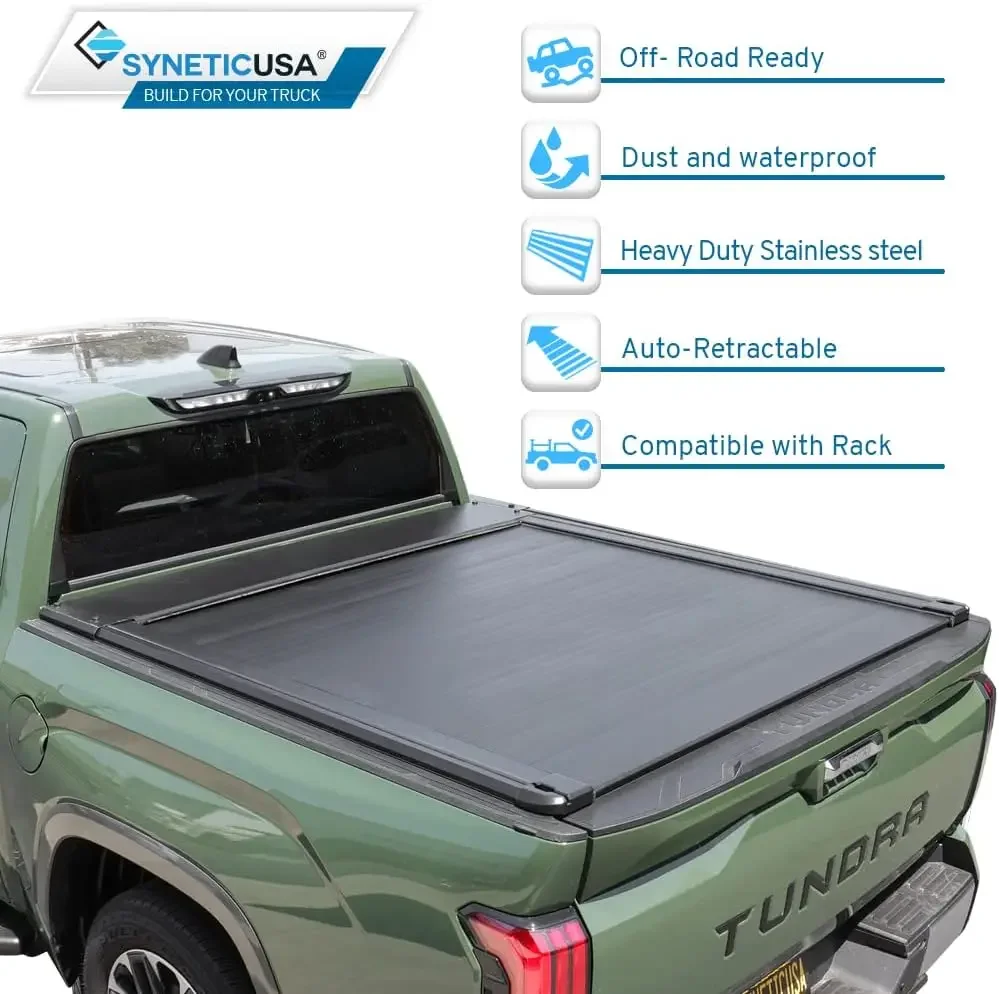 Hard Tonneau Cover Fits 2022-2024 Toyota Tundra 5'6