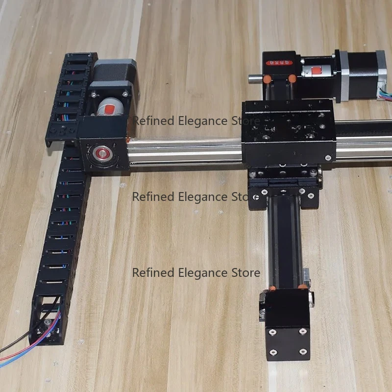 Mobile Guide Rail Sliding Table Synchronous Belt Linear Module Cross Linear Track 3D Printer Spraying Machine