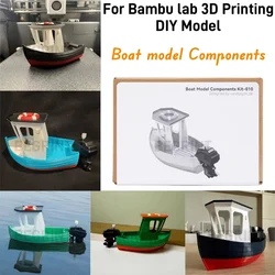 For Bambu Lab 3D Printer DIY Model Boat Model Components DIY Kit Bamboo Lab Bambulabs 3D Printing Toys Gift for Kids