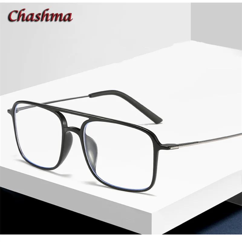 

Chashma Glasses Prescription Lenses Men Ultem Light Frame Flexible Optical Eyewear Students Women Spectacles Female