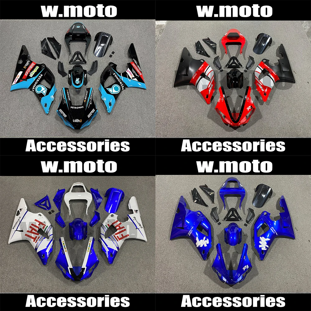 

New ABS Whole Motorcycle Fairings Kits Injection Bodywork Accessories Black For Yamaha R1 YZFR1 YZF1000 YZF-R1 2000 2001 A1