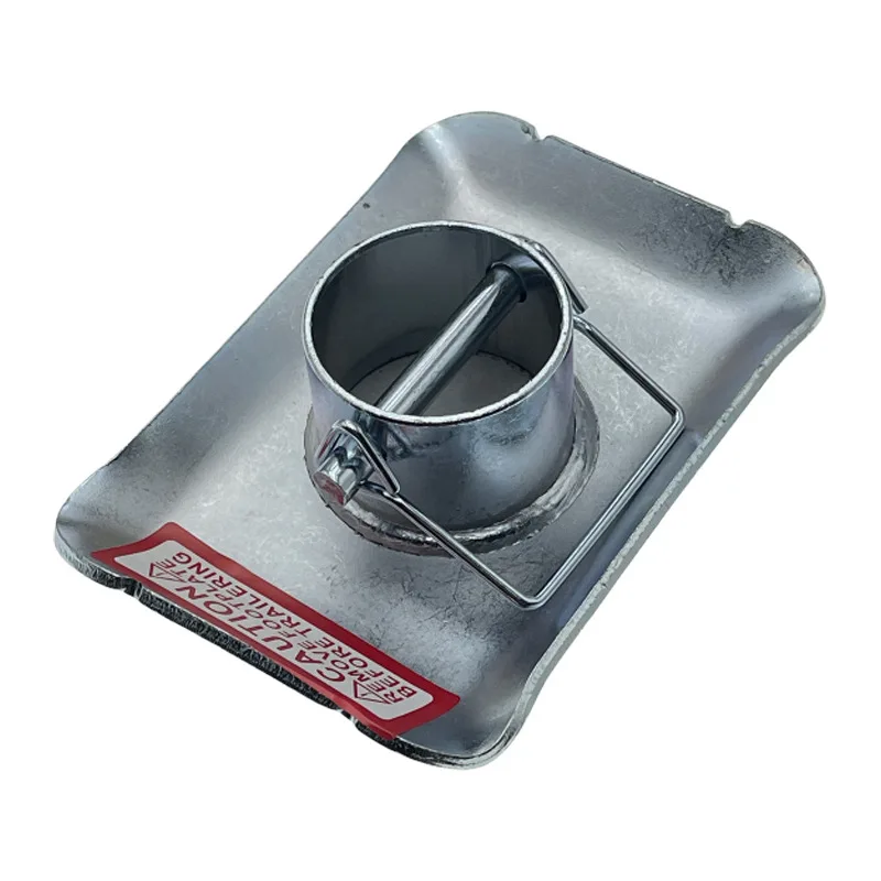 10PCS hand-cranked RV lifting and parking bracket A-type trailer jack support foot disassembly baseplate JF100 accessories