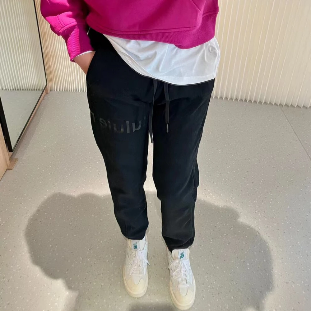 High Quality 2023 Autumn Winter Wholesale High-waist Sports and Leisure Fleece Sweatpants for Women