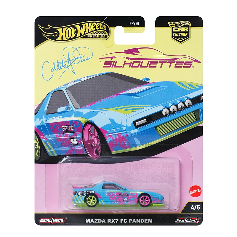 Hot Wheels Car Culture Series FPY86 Модель автомобиля из сплава Силуэт HW LBWK Porsche RWB Моделирование автомобилей Модель Подарок на день рождения для мальчиков