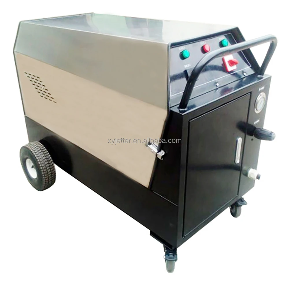 Cold Hot Water High Pressure Cleaner Electric Motor Drive Electric Heating Fast Heating Cold Water Plastic New Heavy Duty 250bar