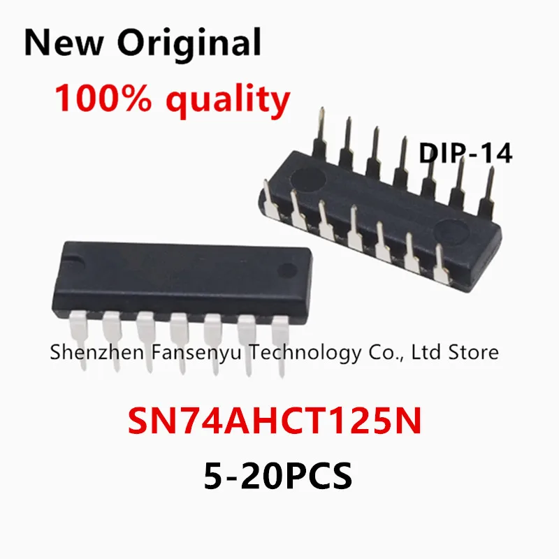 

(5-10 шт.) 100% новый набор микросхем SN74AHCT125N 74AHCT125N DIP14