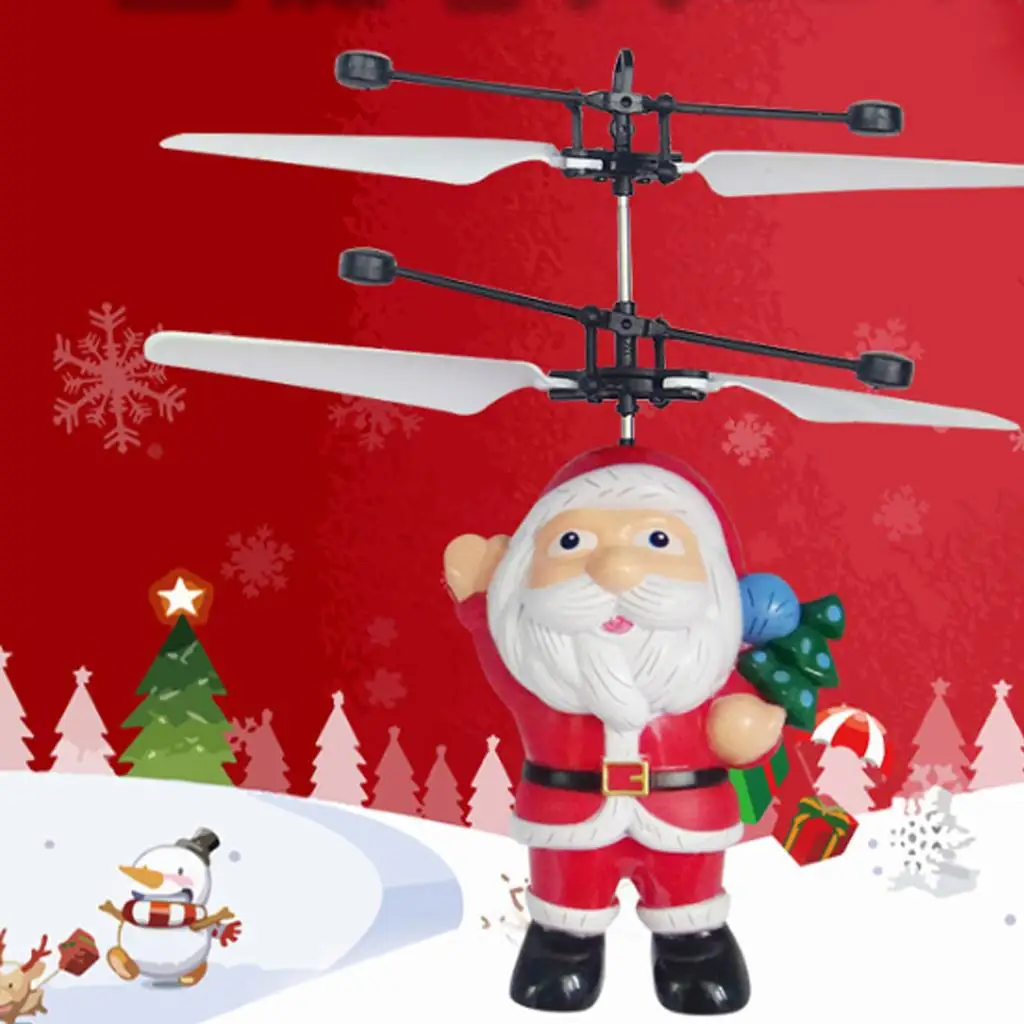 2x Hand Flying UFO Mini Induction RC Airplane Flying Toy Kids Helicopter - view 6