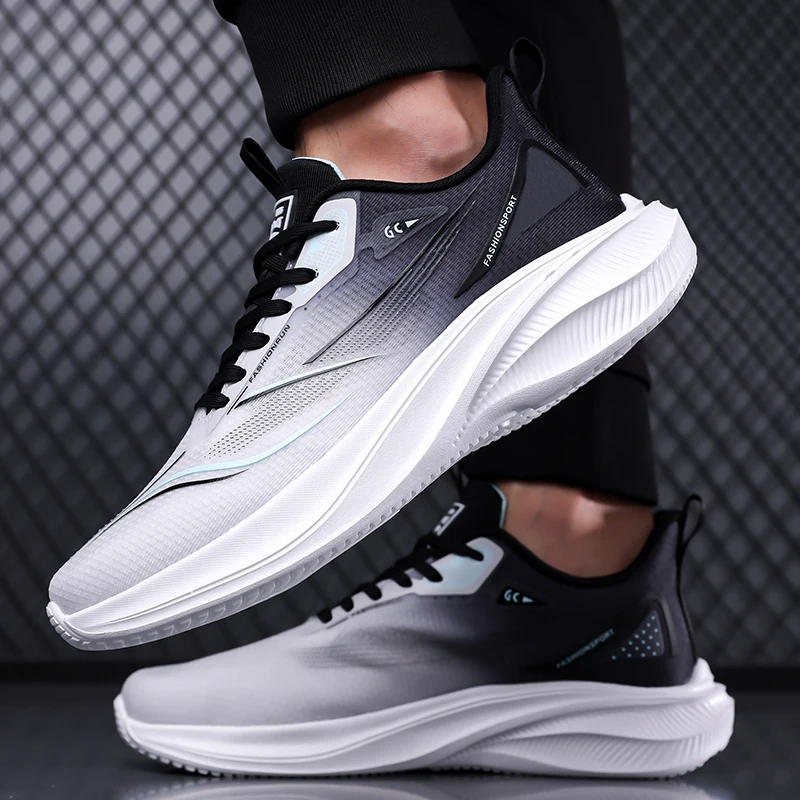Summer Popular Unisex Fashion Versatile Non-Slip Wear-Resistant High-Elastic Breathable Sweat-Wicking Casual Running Sports Shoe