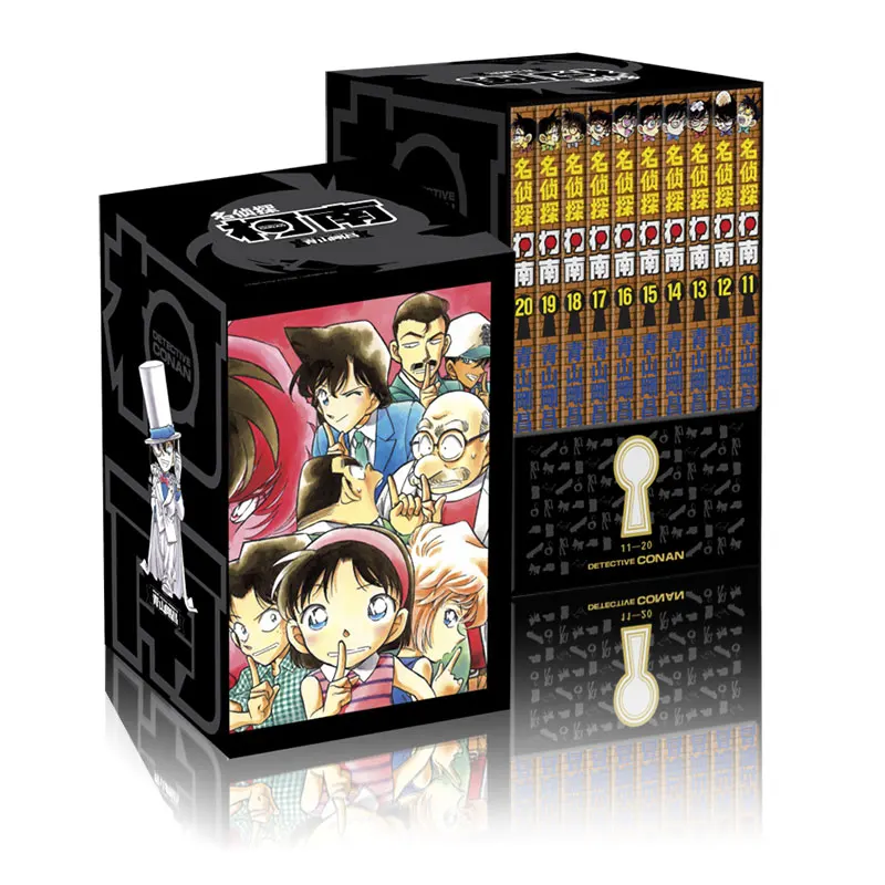 Anime Detective Conan Manga Chinese Book Vol 1-40 Japan Kids Teenager Inference Suspense Story Comic Libros Gift box version