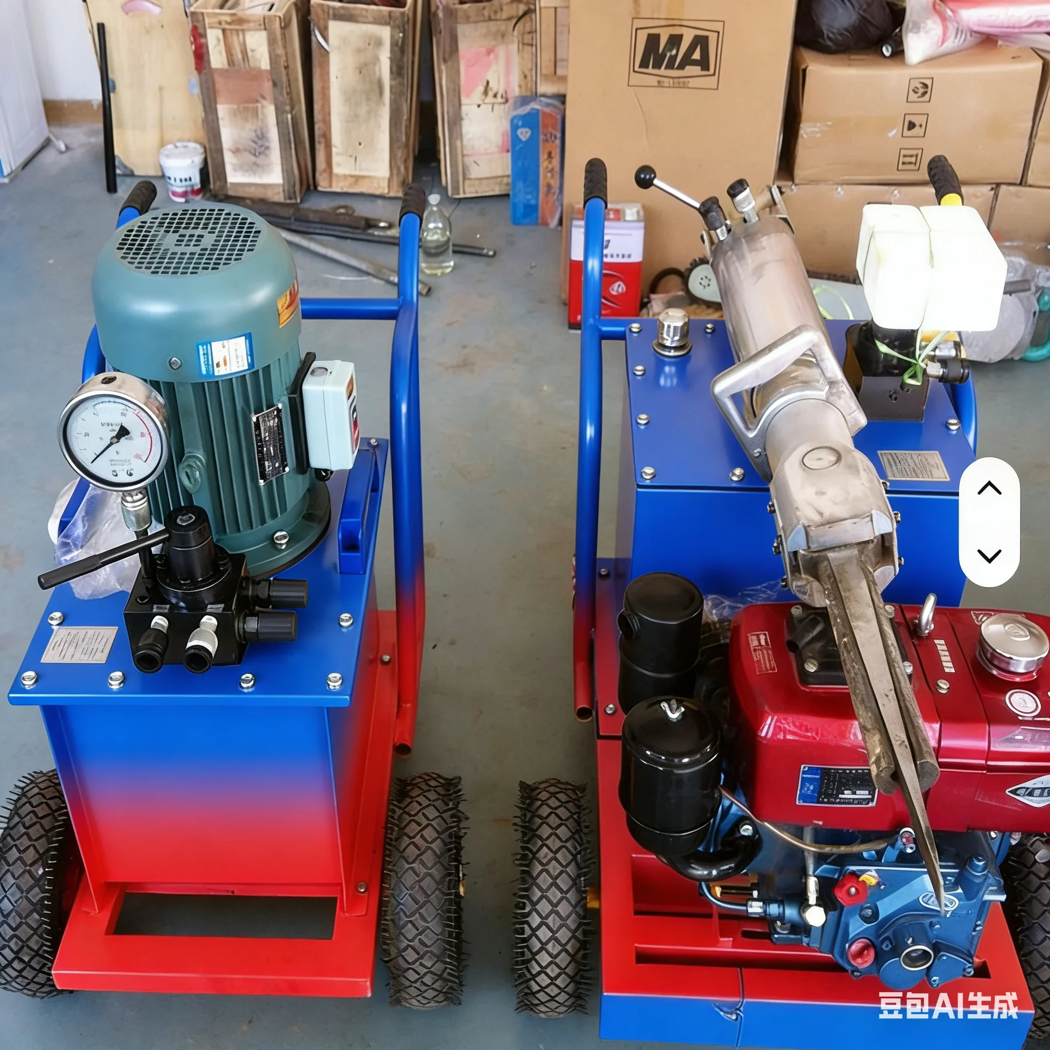 

Reliable Hydraulic Electric Diesel Stone Splitting Machine Three Power Options