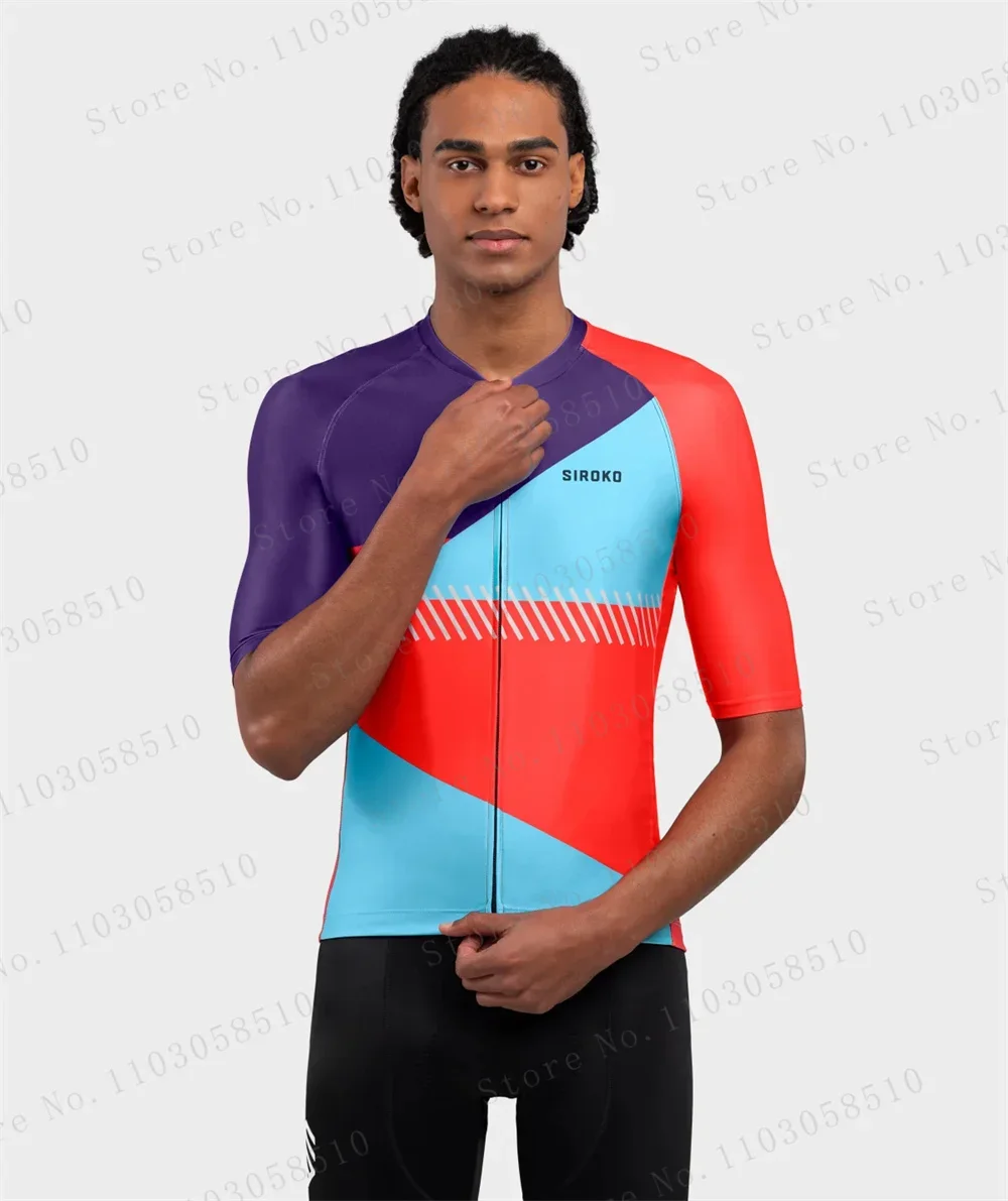 Siroko Jersey Pro Team Cycling Jersey Summer Breathable Male Short Sleeves Bicycle Clothes Cycling Shirt Mountain Bike Clothing