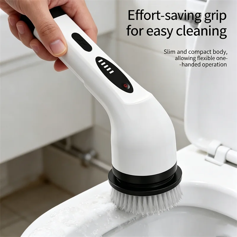 Wireless Electric Cleaning Brush Bathroom Window Kitchen Automotive Multifunctional Household Rotating Cleaning Machine