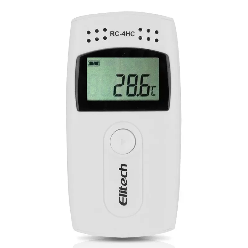 RC-4 Temperature Recorder Cold Chain Transportation Paperless Recorder USB Automatic 4HC Temperature and Humidity Recorder