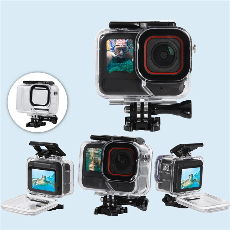【NEW LISTING】For Insta360 Ace Pro 2,Underwater 30M/98FT Waterproof Case Protective Cover Shell For Insta360 Action Camera Diving