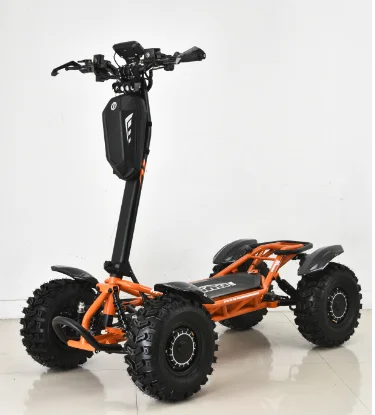 Mini Four-wheel Electric Scooter with Lithium Battery 30AH Foldable & Waterproof for Off-Road Adventure and Daily Use
