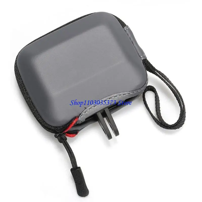 

D46B Hard Action Camera Case Small Leather Bag For Action5/4/3 Sports Cameras