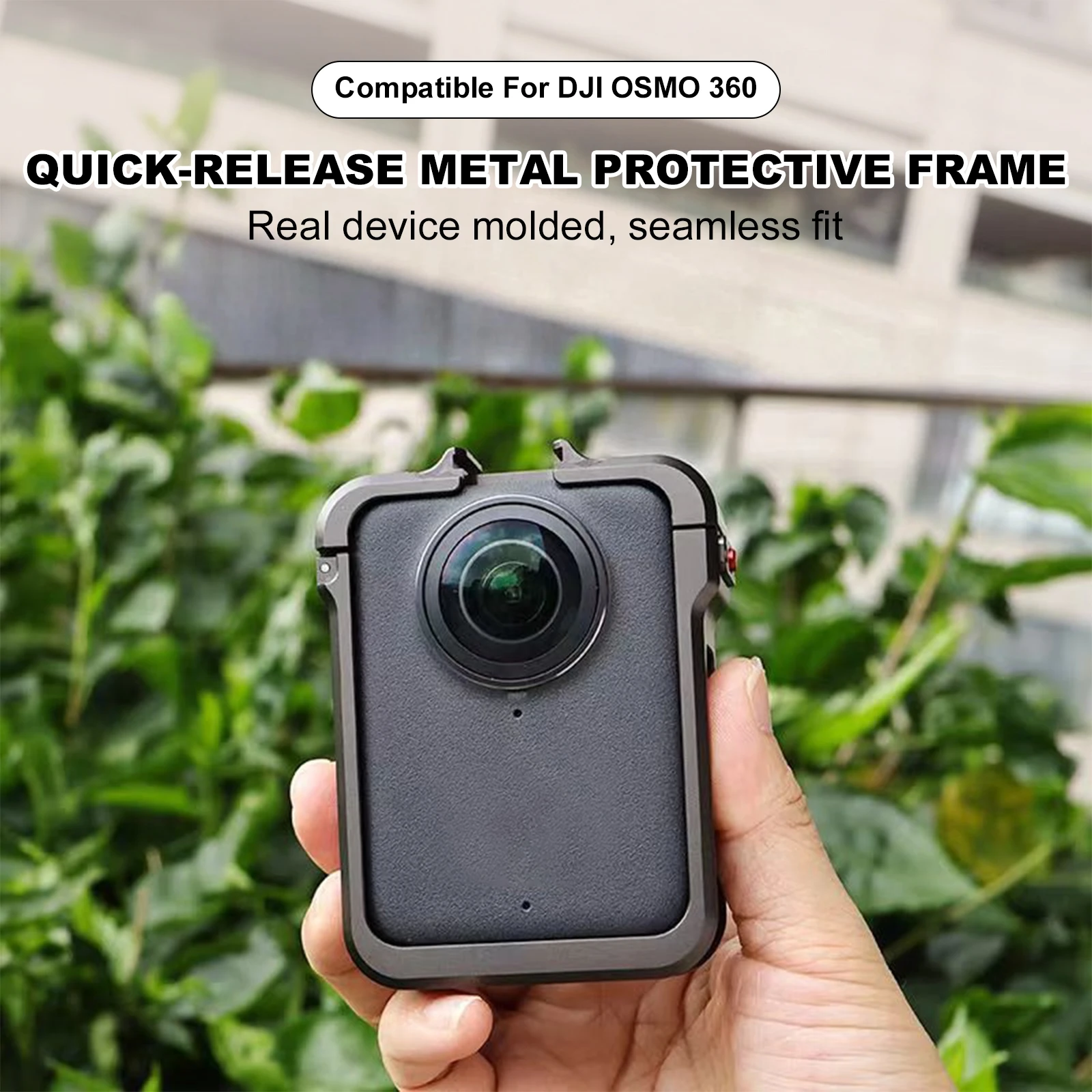 DJI OSMO 360 토끼 케이지 프레임 용 카메라 케이지 보안 보호 프레임 낙하 방지 커버 금속 토끼 케이지 카메라 액세서리