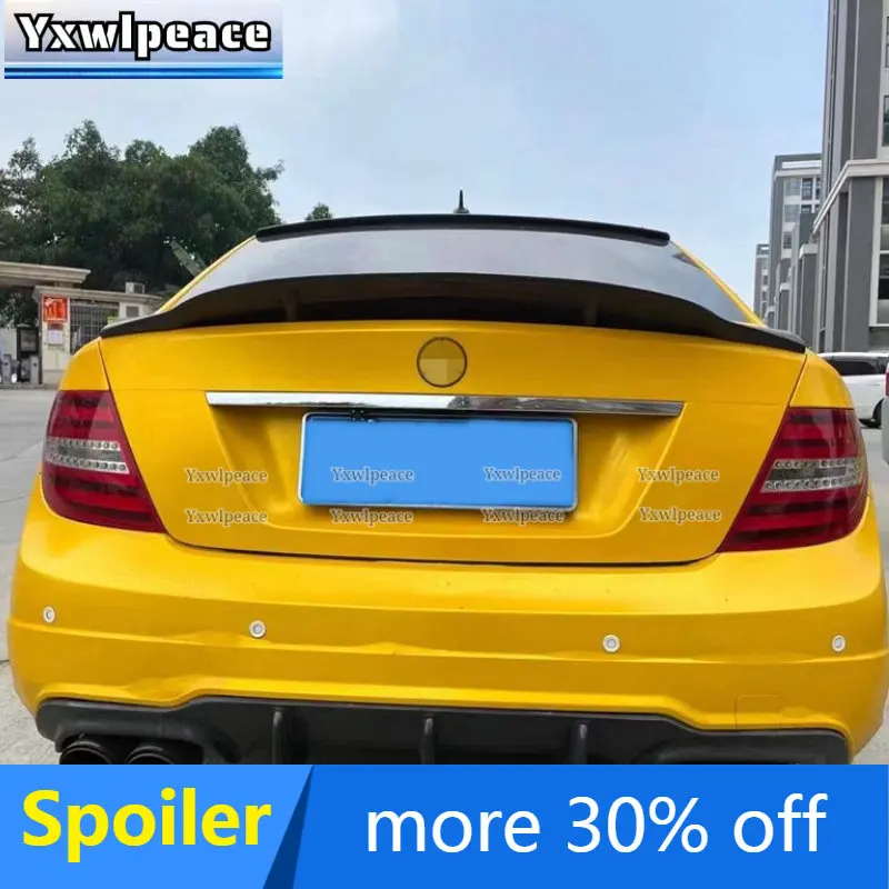 

Carbon Fiber Rear Trunk Spoiler Trunk Wing Car Accessories for Mercedes Benz C-Class W204 C200 C250 C300 4 Door Sedan 2008-2014