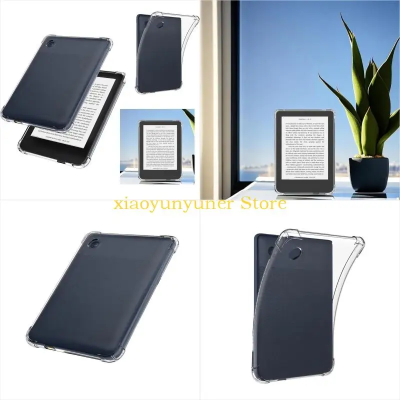 

P9JB Soft Silicone Case for Clara 6inch Case 6inch eBook Protective Cover Shockproof Silicone Back Cover Protector Replacement