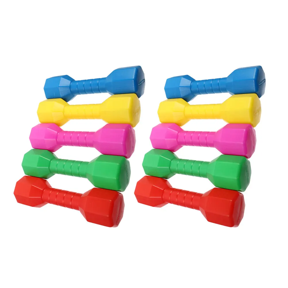 

10pcs Toddler Dumbbells Set Baby Fitness Weights Hand Weights Lightweight Exercise Muscle Development Coordination Training